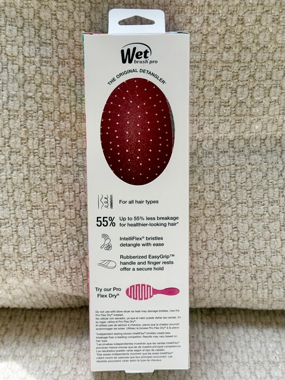 Wet Brush Pro Detangler Hair Brush Sugar Rush Gummy Bears Candy Pink Limited Ed